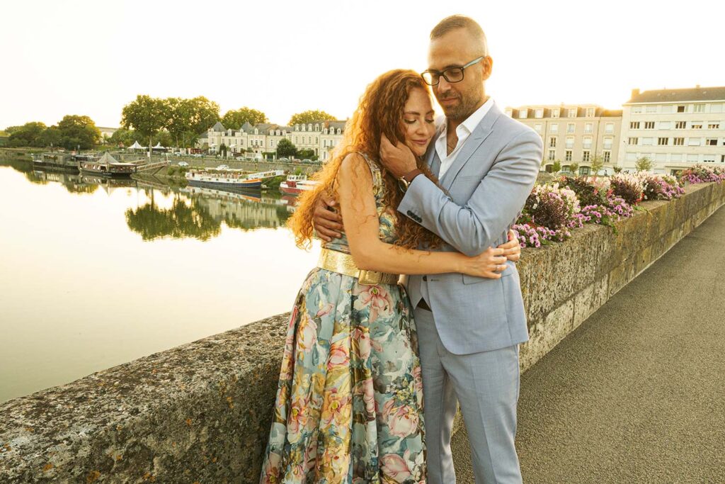 photographie d'un mariage à angers près du centre-ville d'angers
