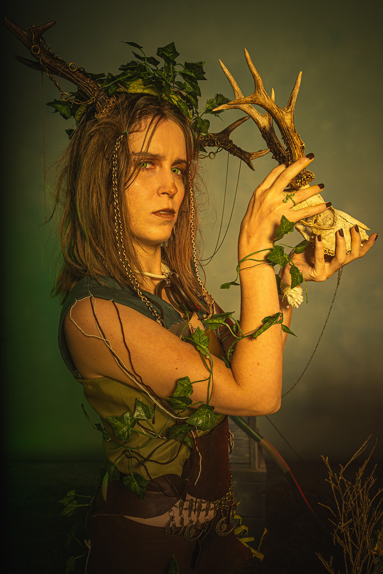 portraits artistiques en studio dans un style pagan sur angers